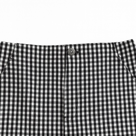 Hollister XS Black & White Plaid Mini Skirt NWT - Picture 3 of 4